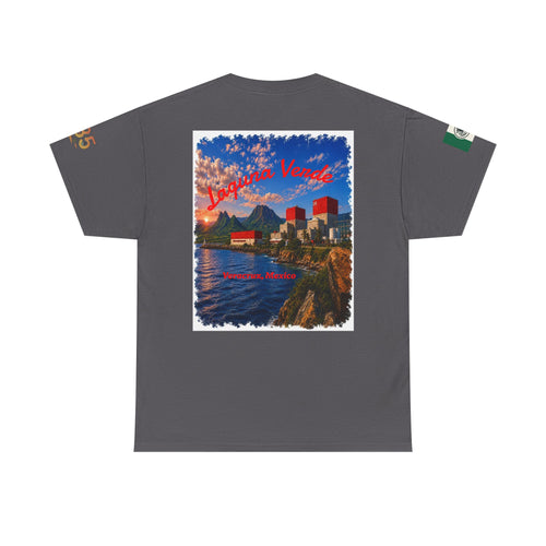 Laguna Verde coastal sunset tee | Laguna Verde NGP 235 Customs