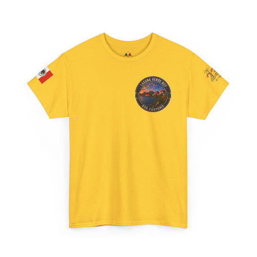 Laguna Verde coastal sunset tee | Laguna Verde NGP 235 Customs