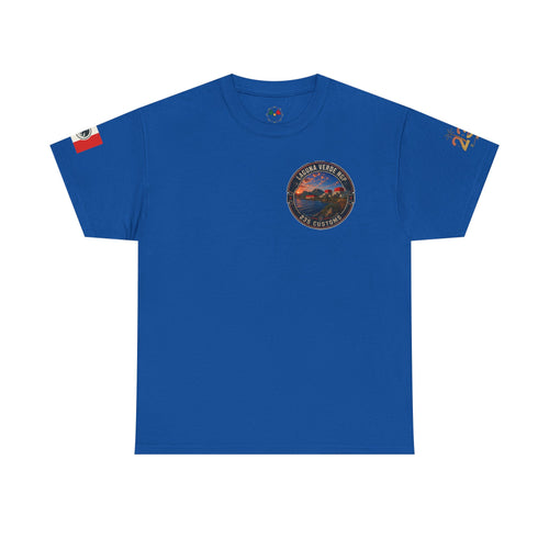 Laguna Verde coastal sunset tee | Laguna Verde NGP 235 Customs