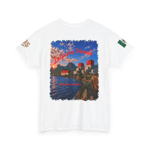 Laguna Verde coastal sunset tee | Laguna Verde NGP 235 Customs