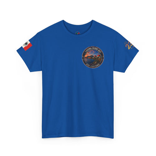 Laguna Verde coastal sunset tee | Laguna Verde NGP 235 Customs