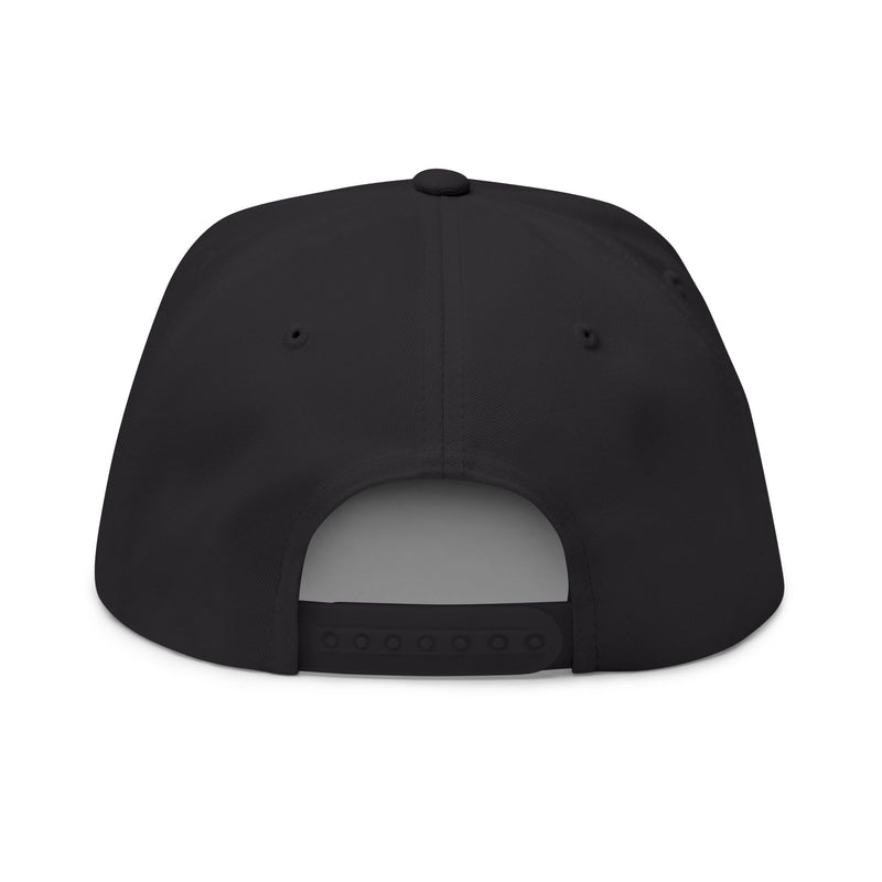 Flat Bill Cap — 'Super Jimmy' Retro Embroidered Snapback Hat